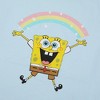 Spongebob Squarepants Rainbow All-Over Print Women’s T-Shirt and Pajama Pants Sleepwear Set - 3 of 4