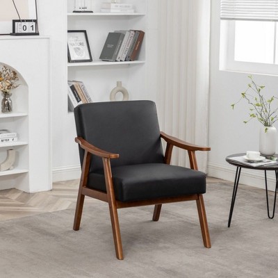 NicBex Accent Chair,Mid Century Arm Chair with Wood Frame for Bedroom,Reading Room