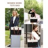 Laptop Bag for Women 15 Inch Canvas Laptop Large Capacity Work Bags - 2 of 4
