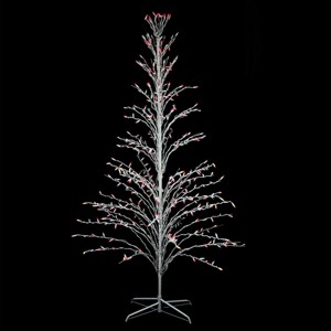 Northlight 9' Christmas Cascade Outdoor Yard Art Decoration Twig Tree - Multi-Color - 1 of 2