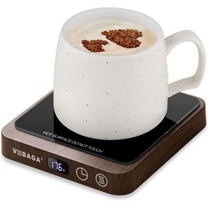 FAAYFIAN Coffee Mug Warmer & Candle Warmer Plate, 5 Temp Settings with Digital Display & Timer, Auto Shutoff Cup Warmer for Coffee, Cocoa & Milk - 1 of 4