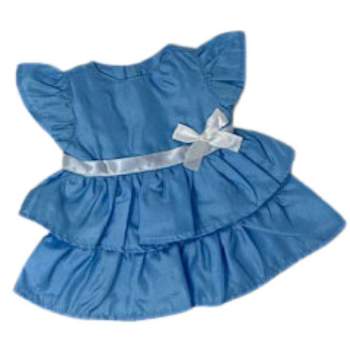 Doll Clothes Superstore Blue Ruffle Dress Fits 14 Inch Baby Alive And Little Baby Dolls