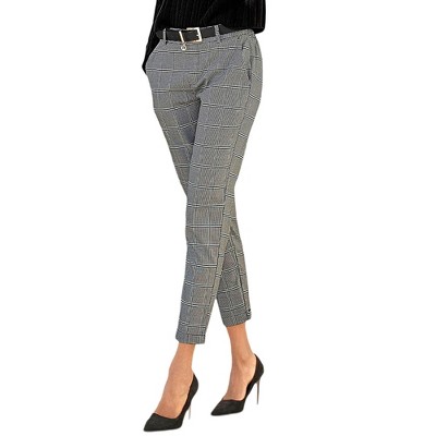Women's Plaid Ankle Pants - LASCANA