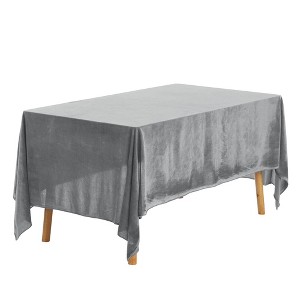 Unique Bargains Rectangle Wrinkle Resistant Washable Polyester Table Cover 1 Pc - 1 of 4