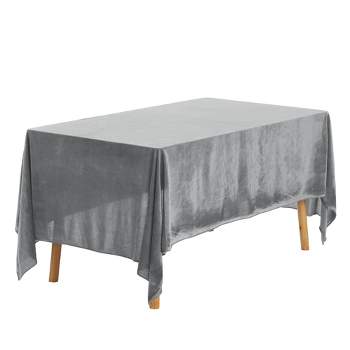 Deerlux 100% Pure Linen Washable Tablecloth With Ruffle Trim : Target