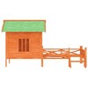 vidaXL Dog Kennel Brown Solid Pine Wood - Brown - 2 of 4