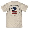 Tee Luv USPS United States Postal Service Mail Eagle T-Shirt - Cream Small - 2 of 3