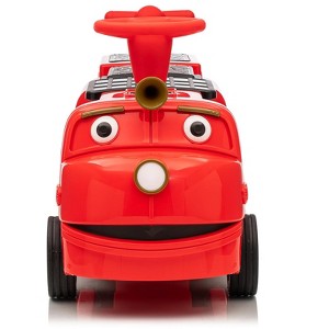 12V Ride on Train Trackless, 2 Seater Kids Ride on Toy Licensed by CHUGGINGTON with Removable Storage Chair, Light, Music - 1 of 4