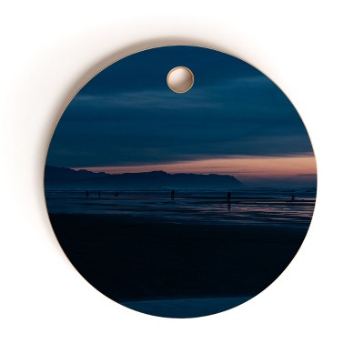 Hannah Kemp Coastal Blue Hour Cutting Board - Round
