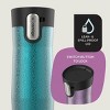 Contigo AUTOSEAL West Loop Vacuum-Insulated Stainless Steel Travel Mug with Easy-Clean Lid, 16 oz, Crystal Pansy & Crystal Juniper, 2-Pack - 2 of 4