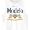 Modelo Lion Logo Crew Neck Sleeveless Men's White Tank Top - 2 of 3