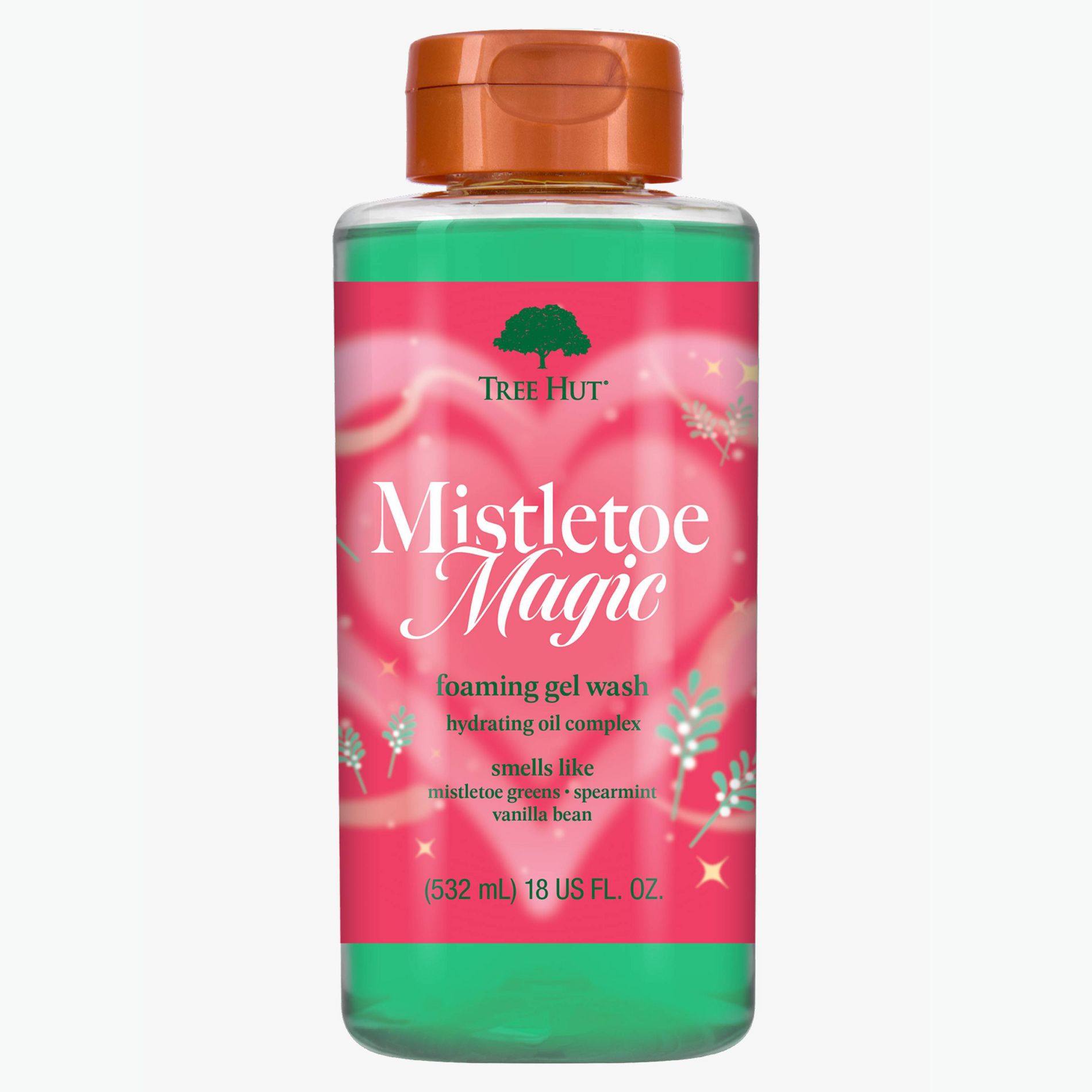 Tree Hut Foaming Gel Body Wash - Mistletoe Magic - 18 fl oz