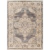 Hauteloom Zola Cream Gray Luxe Rug with Fringes - 2 of 4