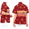 HAPPY BAY Women's Halloween Costumes Hawaiian Button Up Vintage Short Sleeve Caribbean Pirate Shirts Blouses for Women - 3 of 4