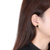 Black Cat Earrings or Necklace for Women Gold Plated Sterling Silver Ginger Lyne Collection - 4 of 4