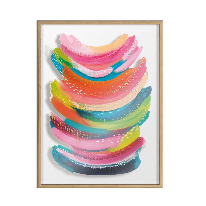Kate and Laurel Blake Bright Abstract Framed Printed Art by Jessi Raulet of Ettavee, 2 of 7