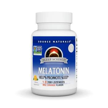 Source Naturals, Inc. Sleep Science Melatonin 1 mg, Orange 200 Lozenge  -  200 Lozenge