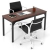 Costway 55" Conference Table Office Computer Study Desk Metal Base Meeting Room - 2 of 4