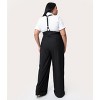 Unique Vintage Women's Plus Thelma Suspender Pants - 2 of 4
