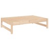 vidaXL Patio Footstool 47.2"x31.5" Solid Wood Pine - 2 of 4