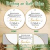 Christmas Teacher Gifts for Women Men - Ceramic Christmas Ornaments 2025 with Gold-Trimmed Edges - 3 of 4
