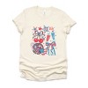Simply Sage Market Patriotic Disco Collage Short Sleeve Tee - 2 of 4