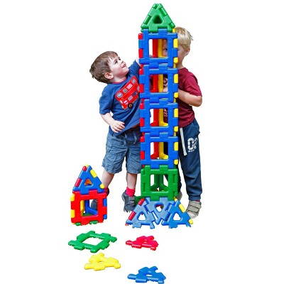 Polydron Giant Polydron Building Manipulatives, set of 40