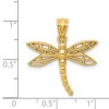 Black Bow Jewelry 14k Yellow Gold Dragonfly Pendant, 22mm - 3 of 4