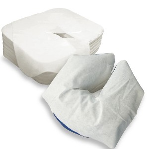 Royal Massage Set of 100 Disposable Flat Face Cradle Covers - 1 of 4