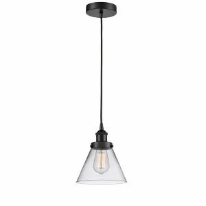 Cone - 1 Light Mini Pendant In Industrial Style-9.75 Inches Tall and 7.75 Inches Wide - 1 of 1