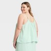 Women's Gauze Tank Top - Universal Thread™ - 2 of 3
