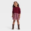 Toddler Girls' French Terry Woven Dress - Cat & Jack™ - 3 of 3