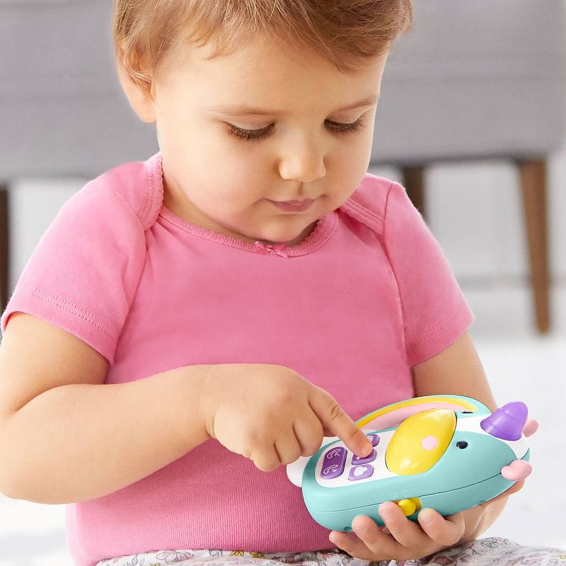Skip Hop Zoo Unicorn Baby Cell Phone Toy, 3 of 11