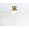 Elegant Lighting Eclipse 8 Inch Flush Mount Clear Shade in Chrome - 2 of 4