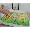 Silver Buffalo Teenage Mutant Ninja Turtles "Cowabunga" Fleece Throw Blanket | 50 x 60 Inches - image 4 of 4