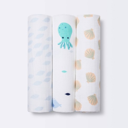 Cloud island shop muslin swaddle blankets