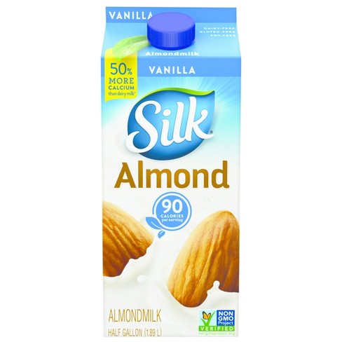 silk vanilla almond milk reviews