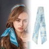 Unique Bargains Women's Vintage Lotus Leaf Headband Blue 1 Pc - 2 of 4