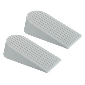 Unique Bargains Material Flexible Sturdy Durable Door Stopper 2 Pcs - 1 of 4
