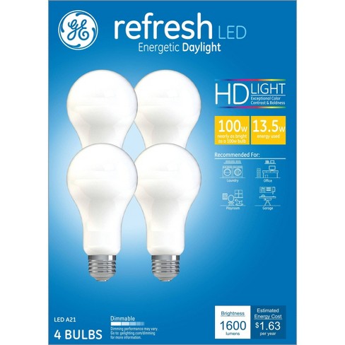 Ge 40w Led Light Bulbs White : Target