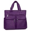 Generic Canvas Tote Bag Waterproof Nylon Multi Pocket Shoulder Bags Laptop Work Bag - 2 of 4