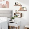 Sorbus 2 Floating Shelves with Invisible Brackets & 1 Rectangular Box - 2 of 4