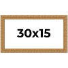 PosterPalooza | Panoramic Contemporary Gold Picture Frame - UV Acrylic, Foam Board Backing, Hanging Hardware - 2 of 4