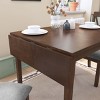 Drop Leaf Dining Table Set with Upholstered Chairs, 3-Piece Space-Saving Kitchen Furniture for Small Dining Rooms or Apartments-Tanpinhause - 3 of 4