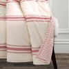 Lush Décor 50"x60" Farmhouse Stripe Throw Blanket Red - 2 of 4