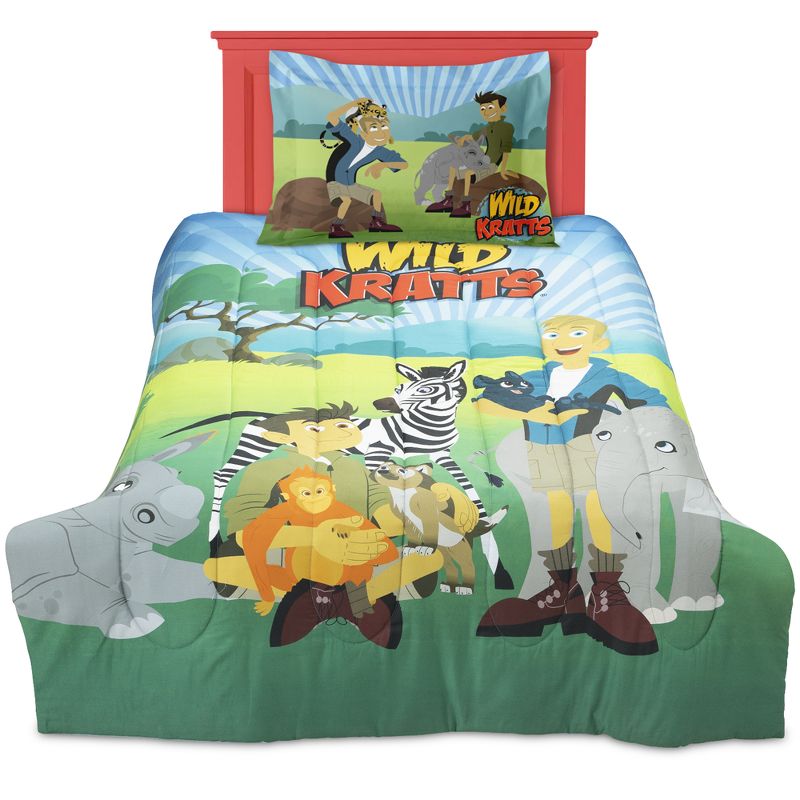 Wild Kratts Baby Animal Print Comforter and Sham Set - Twin, 5 of 6