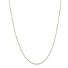 Black Bow Jewelry 1mm, 14k Yellow Gold Diamond Cut Singapore Chain Necklace - 3 of 4