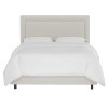 Skyline Furniture Empire Upholstered Bed in Oxford Striped Taupe - 2 of 4