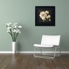 Trademark Fine Art -Lisa Audit 'Marche de Fleurs on Black' Matted Framed Art - 3 of 4