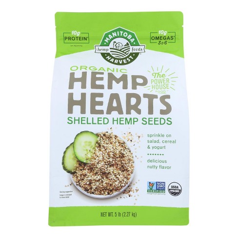Manitoba Harvest Organic Hemp Seeds, 7 oz, 7 servings